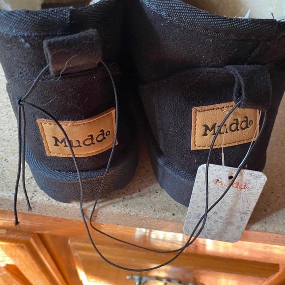Black Mudd boots (New-sz 8) - Picture 1 of 4